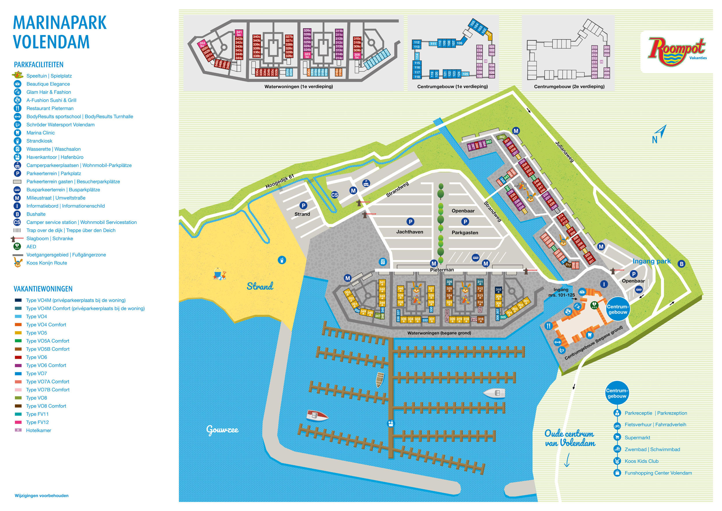 Lageplan Marinapark Volendam