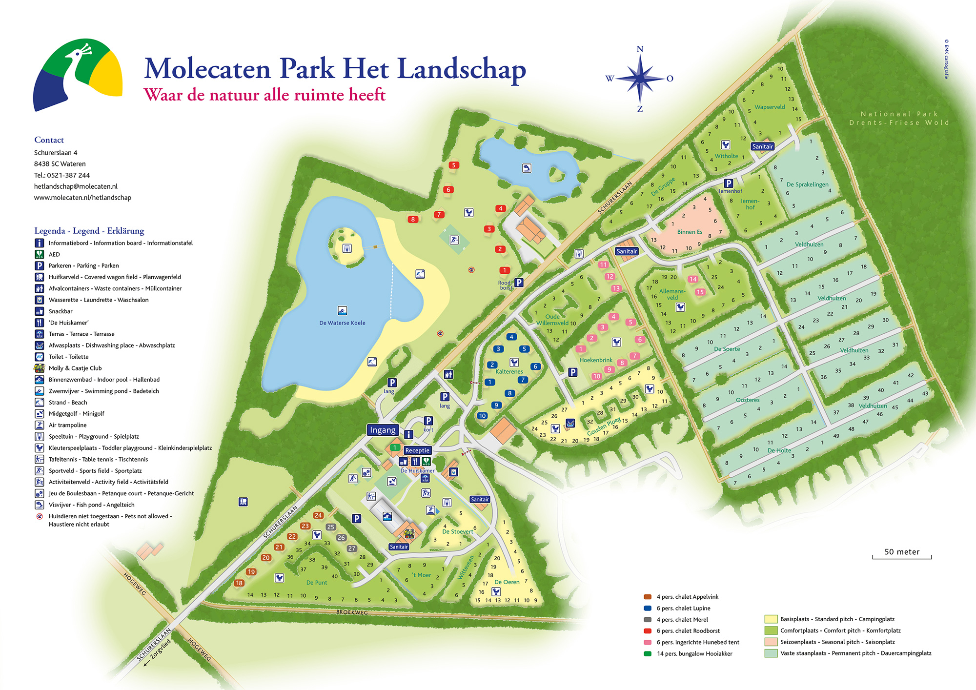Lageplan Molecaten Park Het Landschap