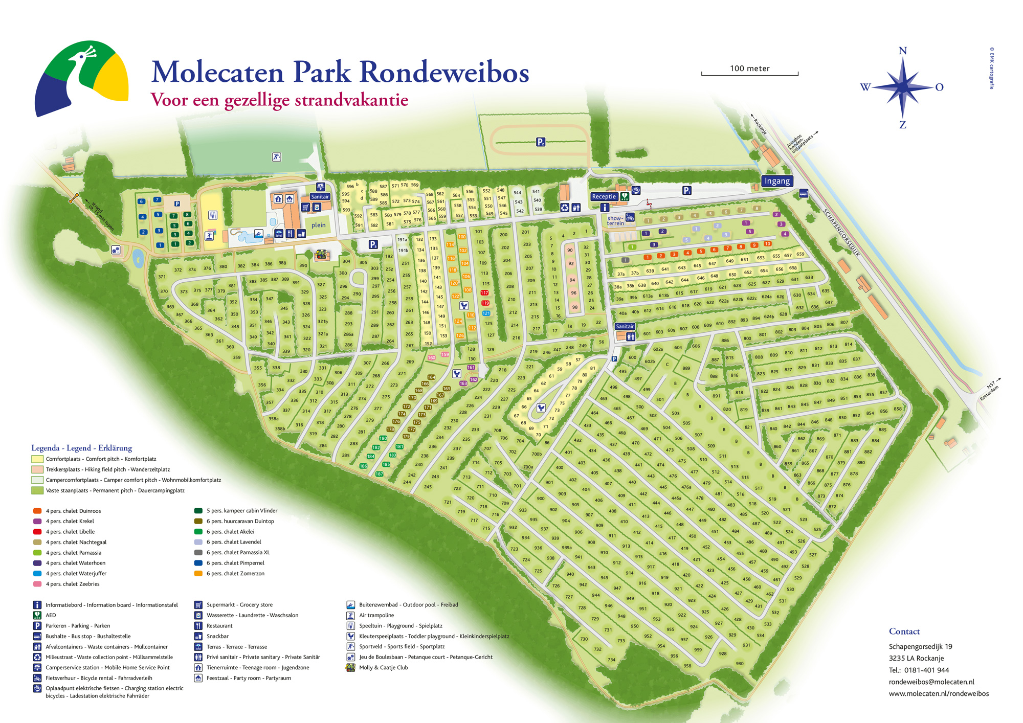 Lageplan Molecaten Park Rondeweibos