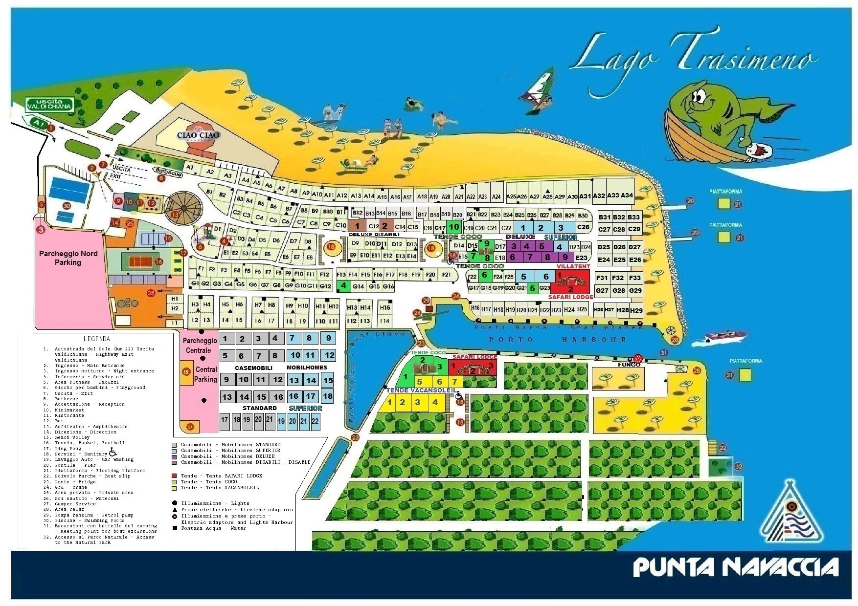 Lageplan Punta Navaccia