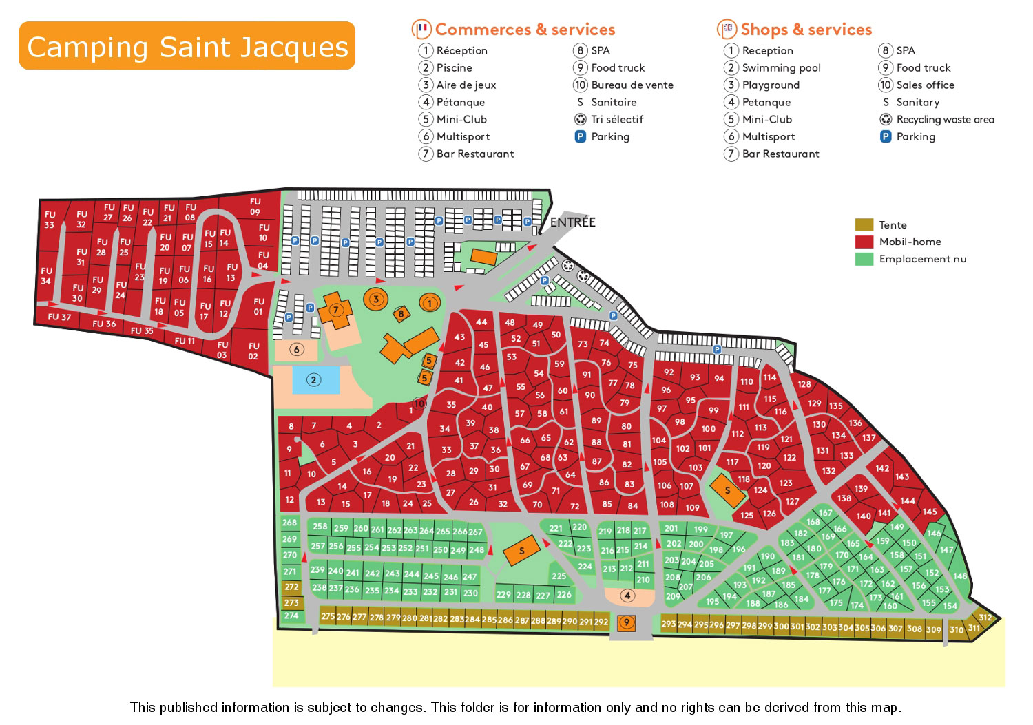 Lageplan Saint Jacques