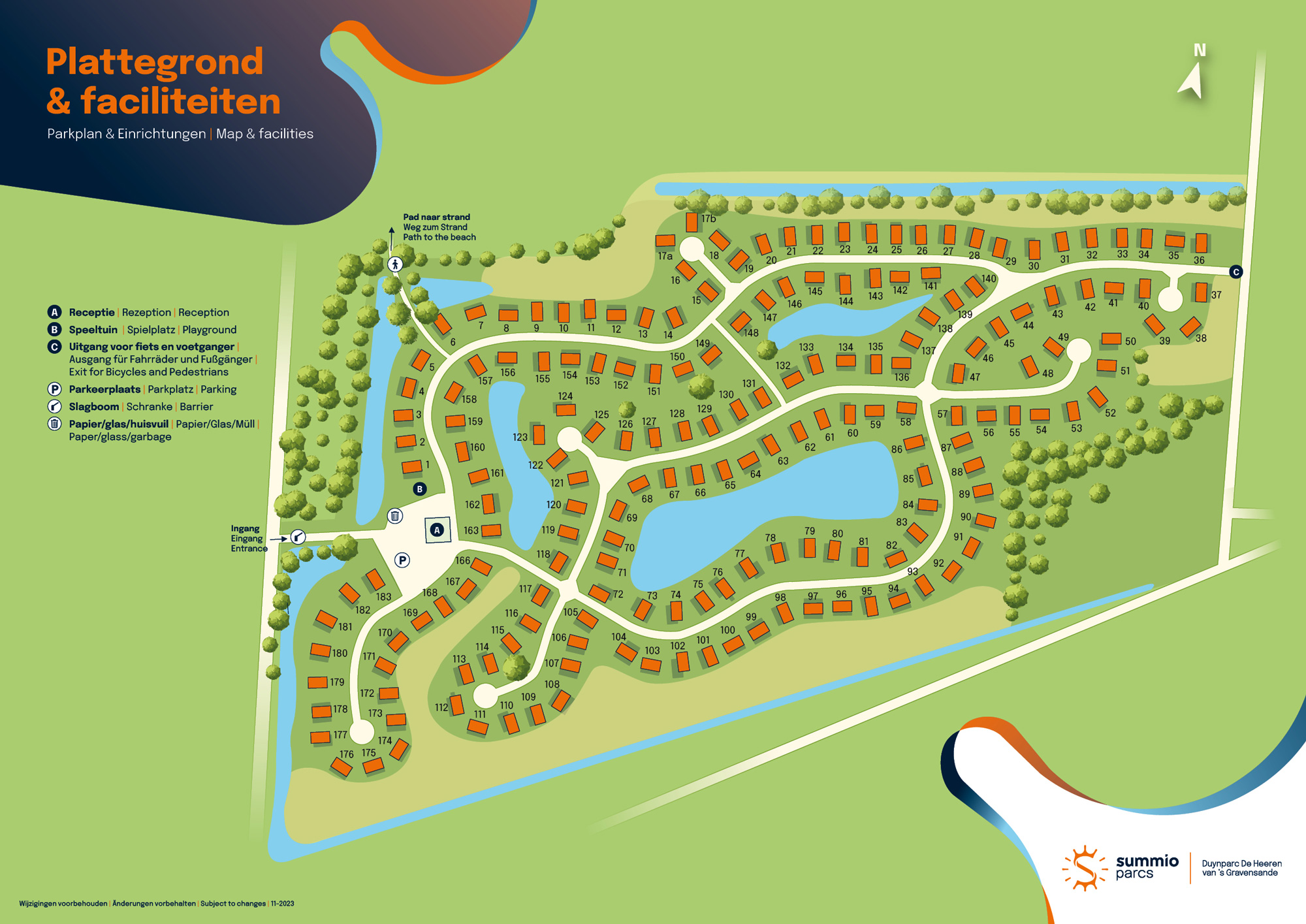 Lageplan Summio Duynparc De Heeren van s Gravensande