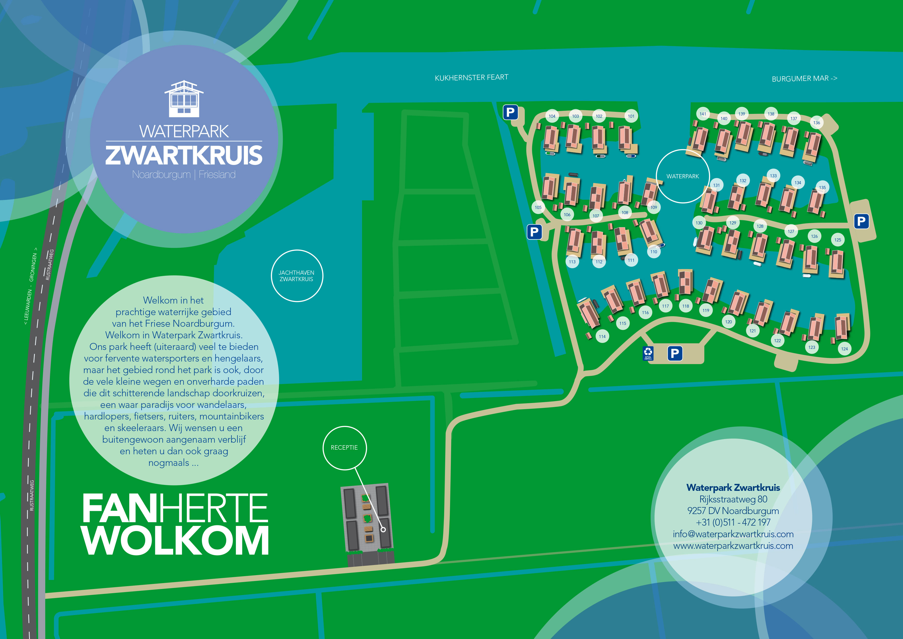 Lageplan Summio Waterpark Zwartkruis