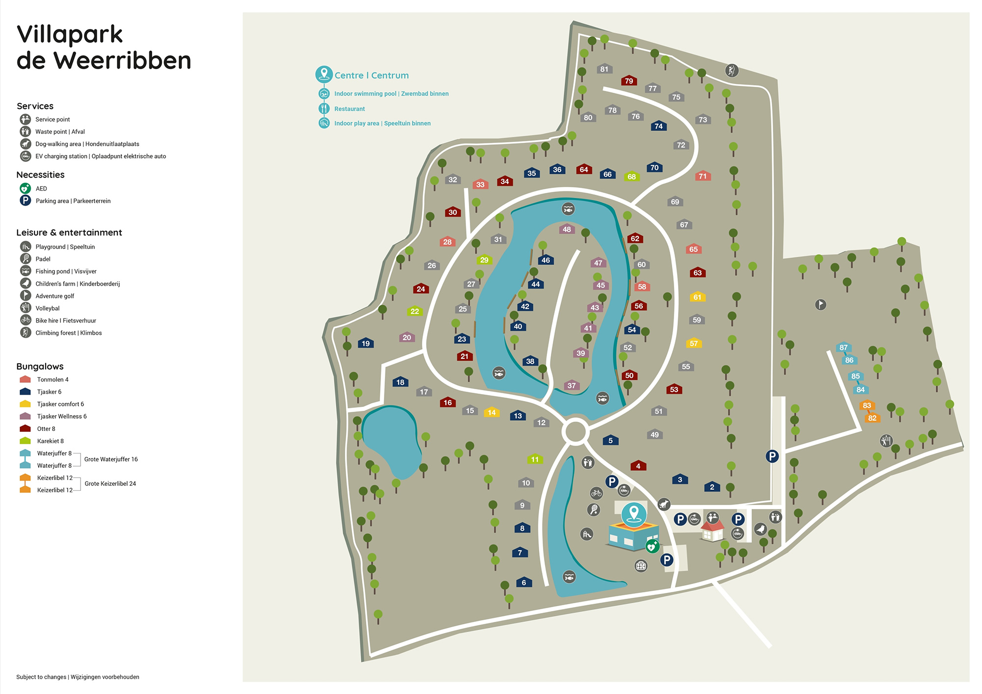 Lageplan Villapark de Weerribben