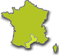 regio Languedoc-Roussillon, Süd Frankreich